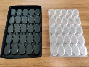 Kotak Kemasan Cokelat Plastik Blister Bening Kustom Grosir