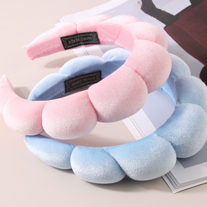 Bandeau rembourré en velours et éponge avec nœud torsadé pour femme, accessoires pour cheveux, bandeau pour cheveux, cerceau pour cheveux - Product Image 3