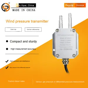 4-20Maマイクロ差動圧力トランスミッター風炉負圧センサー0-5V10V風圧トランスミッター - Product Image 2