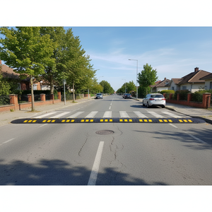<b>Roadway</b> <b>Safety</b> Speed Breaker Set 6 Bands 8.5m PVC Cover 8.5 Meter Length - Product Image 3