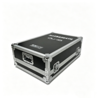 Flight case OEM Allen&Heath QU-16 pour console de mixage numérique DJ, boîte de transport protectrice avec couvercle rabattable et 4 pieds en caoutchouc