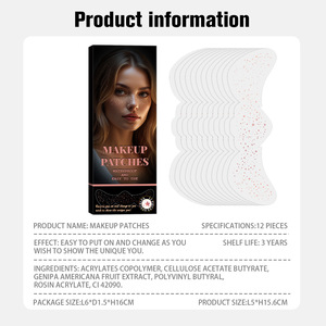 Pegatinas de Purpurina para el Rostro, Pecas Falsas Metálicas Doradas Irregulares, <span class=keywords><strong>Tatuajes</strong></span> Temporales Impermeables, Pegatinas de Estrellas para Maquillaje DIY <span class=keywords><strong>y</strong></span> Fiestas - Product Image 3