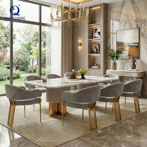 Set Tavolo <span class=keywords><strong>da</strong></span> Pranzo di Lusso in Stile Italiano con Nuovo Design <span class=keywords><strong>a</strong></span> Prezzo di Fabbrica, Arredamento per Casa, Hotel, Progetti ed Eventi - Product Image 1