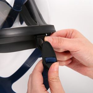 CE EN136 Respirator wajah penuh keselamatan lukisan industri <span class=keywords><strong>40mm</strong></span> <span class=keywords><strong>Filter</strong></span> masker <span class=keywords><strong>Gas</strong></span> - Product Image 2