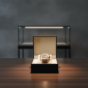 Montre de luxe pour homme en argent 925, mouvement à quartz, cadran squelette, phase de lune, fenêtre en verre transparent, bracelet argenté, résistance à l'eau 3 ATM - Product Image 2