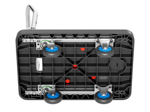 360 Graden Draaibare Zwenkwielen MBC-029 Antislip Platform Oppervlak Materiaal Behandeling Vouwplatform Handtruck Heavy Duty - Product Image 2