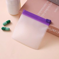 Sacs d'étanchéité de bijoux en plastique imprimés personnalisés pochettes transparentes à fermeture éclair refermables pour médaillon