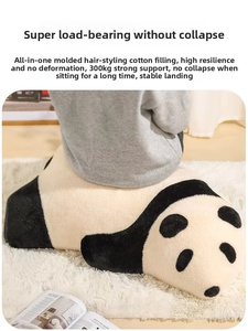 Sofá Reclinable <span class=keywords><strong>Panda</strong></span> de Piel Sintética de Conejo, Asiento Individual Cómodo con Forma de Animal para Sala de Estar, Vestíbulo de Hotel, Sala de Exposiciones - Product Image 4