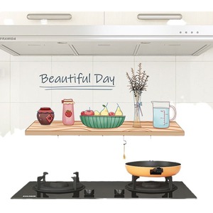 Autocollant de cuisine en PVC épaissi, résistant à l'huile, pour cuisinière, hotte aspirante, mur, imperméable, anti-salissure, résistant aux hautes températures, <span class=keywords><strong>Yyt</strong></span> - Product Image 5