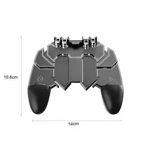 Best Portable Mobile Game Controller Gaming Shooter Trigger Fire Button Joystick Gamepad Console for PUB/G L1R1 Phone Game Tools