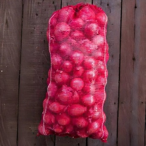 Hesheng 50lbs 25kg dây rút khoai tây Trái Cây Rau hành tây Leno <span class=keywords><strong>Net</strong></span> lưới túi - Product Image 4