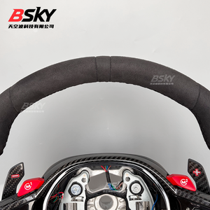 Volante de Fibra de Carbono con Piel de Ciervo para <span class=keywords><strong>BMW</strong></span> G80 G82 G87 F90 <span class=keywords><strong>M8</strong></span> F97 F98 F95 F96 G20 G30 G22 G01 G02 G06 G29 F40 F44 F32 F15 M - Product Image 2
