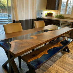 <span class=keywords><strong>Table</strong></span> <span class=keywords><strong>de</strong></span> salle à manger <span class=keywords><strong>ronde</strong></span> <span class=keywords><strong>en</strong></span> bois <span class=keywords><strong>de</strong></span> résine époxy <span class=keywords><strong>de</strong></span> bonne qualité sur mesure pour meubles <span class=keywords><strong>de</strong></span> salle à manger - Product Image 2