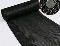 Tapis de séchage du riz pour la récolte agricole, en filet noir tissé, pour étaler les grains, garde les surfaces propres, séchage rapide au soleil, réutilisable
