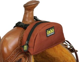 Échantillon gratuit Nouveau Sac de selle pour équipement d'équitation souple et imperméable Sac de selle western avec porte-bouteille - Product Image 4