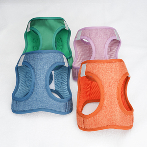 Hanyang OEM Harnais réglable pour chat et chien, type <span class=keywords><strong>gilet</strong></span> dorsal thoracique, en polyester, avec laisse et collier, Fournitures pour animaux de compagnie - Product Image 3