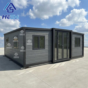 Casa Container Prefabbricata Pieghevole <span class=keywords><strong>Grande</strong></span> 20Ft 40Ft Espandibile con Bagno, Casa Modulare in Vendita - Product Image 1