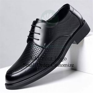 Chaussures en cuir classiques pour hommes, style business décontracté - Product Image 2