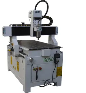 BETA China-mini enrutador cnc, mesa de hierro fundido 6090 para fresadora de metal