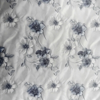Tissu en polyester 100% tricoté sergé, 75 g/m², léger, imperméable, anti-boulochage, imprimé numériquement, pour taies d'oreiller et rideaux