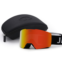 Masque de ski polarisé UV400 bleu de qualité professionnelle durable, avec lentille magnétique interchangeable et anti-buée, idéal pour les stations de ski très fréquentées - Vente en gros