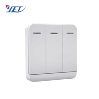 Interrupteur mural sans fil, 433mhz, pour maison connectée, Code d'apprentissage, télécommande