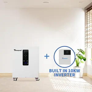 Tewaycell All In 1 51.2V 400Ah 20KWh Built-in 10KW Inverter Lifepo4 Battery Pack For Solar Energy Storage System