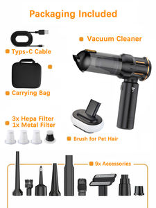 Мощный портативный беспроводной автомобильный пылесос с аккумулятором, 18000 Па, ручной мини-пылесос для уборки автомобиля - Product Image 6