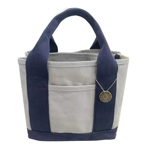 Sac fourre-tout réutilisable de haute qualité, en coton épais 16OZ, sac à lunch en toile avec plusieurs poches pour une utilisation en extérieur - Product Image 2