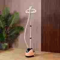 Défroisseur Vapeur Professionnel 2-en-1 Portable et sur Pied, Fer à Repasser Électrique avec Réservoir d'Eau de 1,8 L, Anti-Brûlure à Sec, pour Usage Domestique