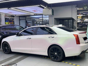 <span class=keywords><strong>Film</strong></span> automobile en TPU brillant de haute qualité activé par la chaleur à sec et auto-réparateur rouge crépusculaire 1.52*15m - Product Image 2