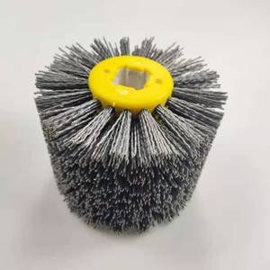 <span class=keywords><strong>Brosse</strong></span> de polissage de tréfilage abrasive de brunissage de tambour de roue de haute qualité - Product Image 2