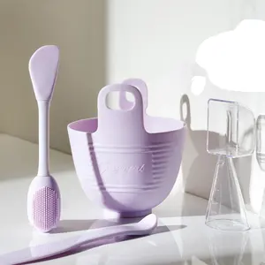 Chất lượng cao mỹ phẩm Thẩm mỹ viện mặt nạ Bát bán sỉ 5 cái Silicone mặt nạ trộn bát Bộ