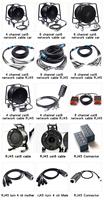 Cable Multicabo de 4/6 Canales Cat5e con Blindaje Combinado RJ45 para Red, Audio, DMX, Micrófono, LAN, 10M 100m, Certificado CE