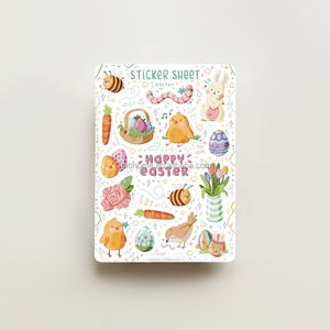 Pegatinas bonitas de dibujos animados de Mascota, tienda de <span class=keywords><strong>mano</strong></span>, pegatina troquelada de Anime Kiss Cut para niños, mesa, decoración de pared, libros y juguetes - Product Image 5