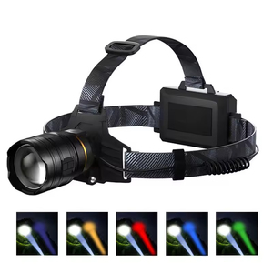 Linterna Frontal de Emergencia con Sensor de Movimiento, Luz Brillante de Largo Alcance, Alta Potencia, Recargable por USB, con Zoom LED - Product Image 2