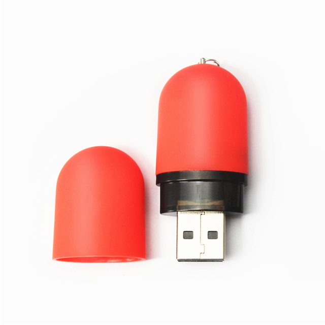 2SJ-004 Business Gift Plastic case Oem Memory Stick Cheapest Pill Shape Usb Flash Drive 32gb