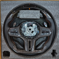 Volant en cuir personnalisé avec LED en carbone pour BMW X3 G01 X4 G02 G05 G06 G20 G21 G22 G30 G31 M2 G87 M3 G80 G81 M4 G42 G82 X3M F97