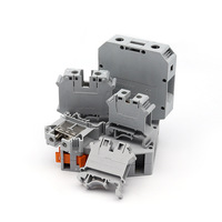 Bloc de bornes à vis pour rail DIN série UK, pour connexion de fils dans les armoires de commande