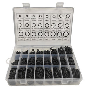 1200 Stuks Zwart Nitril Rubber <span class=keywords><strong>O</strong></span>-<span class=keywords><strong>Ring</strong></span> Set Hoge Temperatuur Bestendige En Waterdichte Afdichting <span class=keywords><strong>Ring</strong></span> - Product Image 1