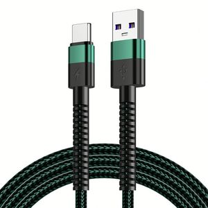 <b>Type</b> <b>C</b> Power <b>Adapter</b> Cable Nylon Data Cables Fast Charging Micro/<b>USB</b>-<b>C</b> Charger Cables - Product Image 2