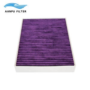 Filtro de cabina de baja resistencia y alta permeabilidad AANPU con cáscara de coco de carbón activado apto para <span class=keywords><strong>BMW</strong></span> 64119237555 64119237554 - Product Image 1