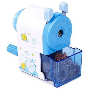 Temperamatite manuale portatile temperamatite in plastica per bambini studenti delle scuole a casa ragazzo ragazza - Product Image 1