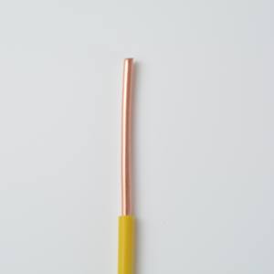 1 코어 0.5mm2 0.75mm2 1mm2 PVC 절연 비피복 BV 하우스 또는 고체 Cu 도체가있는 산업 케이블 - Product Image 2