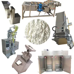 Yüksek kaliteli sarımsak tozu makinesi, otomatik sarımsak tozu üretim hattı kurutma makinesi