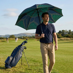 Supplier wholesale promotional custom logo <b>umbrella</b> luxury <b>windproof</b> eco friendly automatic golf <b>umbrellas</b> with custom logo - Product Image 3