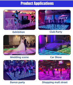 Pista de Baile LED 3D con Espejo Infinito, Luces de Video Magnéticas Inalámbricas Portátiles, Luz RGB para Pista de Baile, Protección Impermeable IP65 para Fiestas - Product Image 5