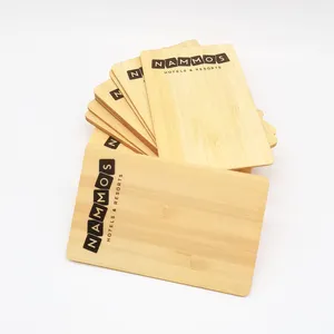 Custom Printing NFC Hotel Key Card TAG213 215 216 Wood RFID Card Manufacture