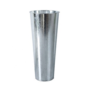 Оцинкованная металлическая ваза для цветов - Product Image 6