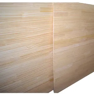 Custom solid pine wood edge glued panel